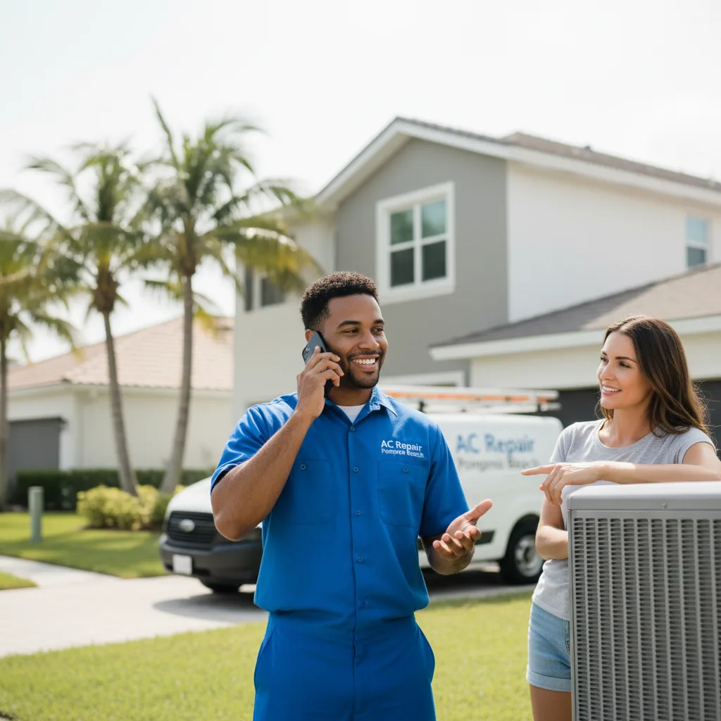 AC Repair Pompano Beach customer support in Becker